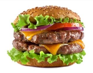 XXL Burger avec frites 