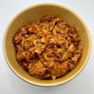 Веган дърпано телешко с барбекю