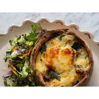 Quiche De Calabacín Y Queso Brie