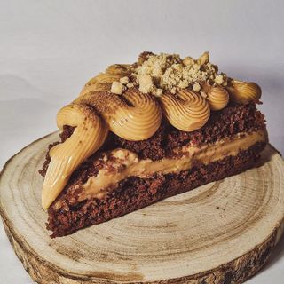 Fatia de Bolo de Doce de Leite