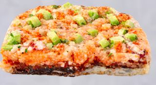 Pizza Saumon Avocat 8 pièces