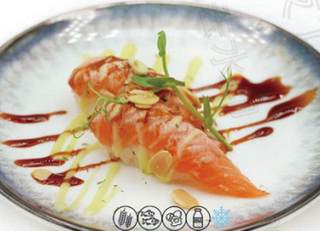 78. Nighiri sake flambé