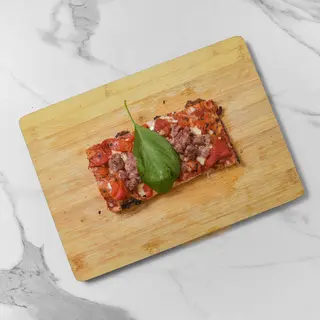 Peperoni e salsiccia rossa - 4 tranci