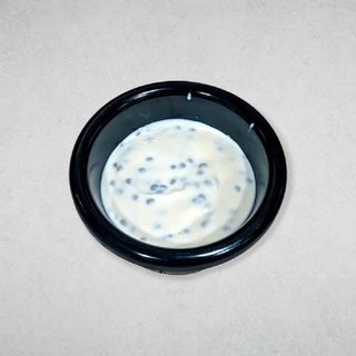 Sour cream with chia seeds