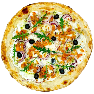 Піца з лососем теріякі 40см (670г)