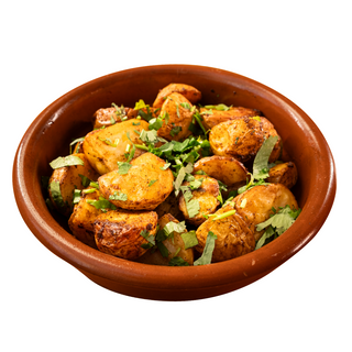 Patatas Rústicas Con Hierbas Y Ajo