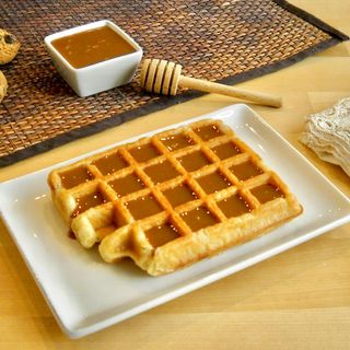 Gofre con Dulce de Leche
