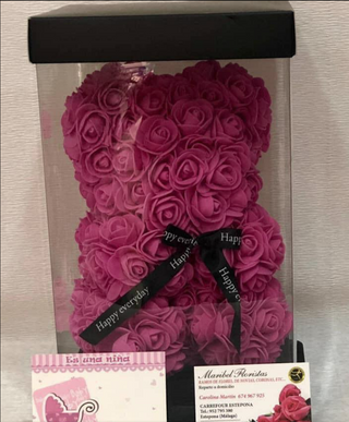 Oso de Flores Morado