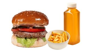 Чизбургер куриный (комбо)