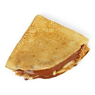 Palačinka sa Nutellom, plazmom, mlekom i višnjom