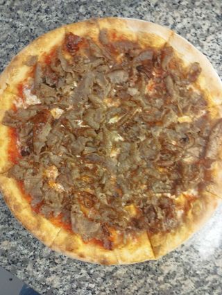 Pizza kebap, normale