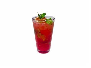 Безалкогольний полуничний мохіто (400ml)