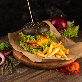 Black burger