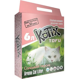 Наповнювач KOTIX Тоффу Персик 6л