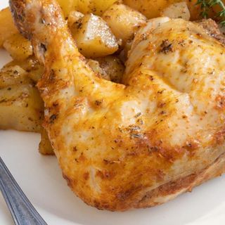 CP DD (1 Cuisse+avant cuisse XL charnue de Poulet Fermier)