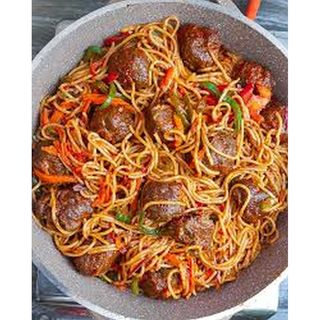 A scoop of Tasty Spaghetti