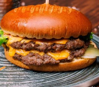 Meniu dublu smash burger vita