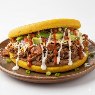 Arepa o Patacón Con Todo