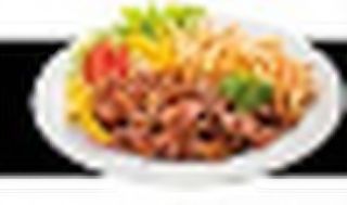 Plato De Kebab Con Arroz