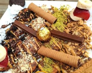 Poffertjes Nutella Kinder