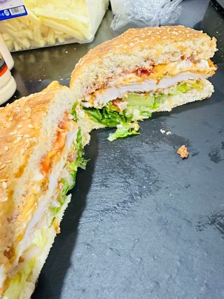 Hamburguesa Crispy Chicken