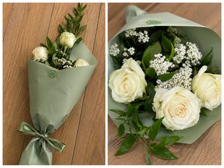 3 Rose bianche