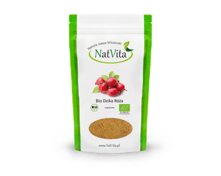 Dzika róża BIO skórka mielona Chile 150g NatVita