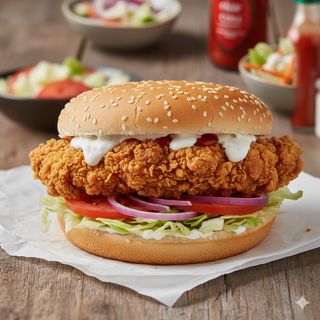 Hamburguesa De Pollo Crispy