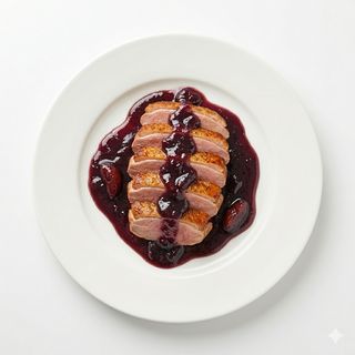 Pato Con Salsa De Ciruela