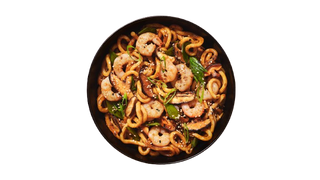 Yaki Udon with Shrimps 