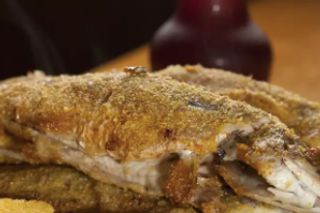 Пъстърва пържена