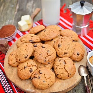 Biscuiti cu ciocolata