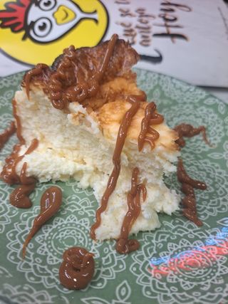 Cheese cake con dulce de leche
