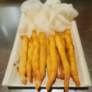 Langostinos Fritos En Rollo