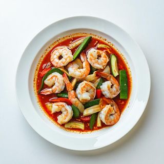 Gamberi alla thailandese