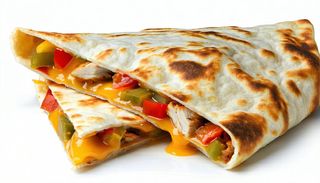 Piadina con porchetta e graten