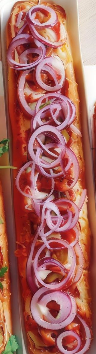 Zapiekanka BBQ Chicken 25cm