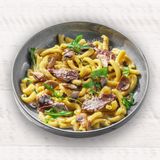 Казаречче с томлеными щечками