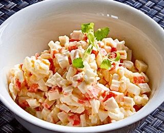 Ensalada Americana Con Cangrejo