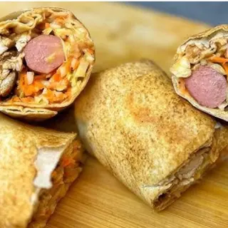CHICKEN SHAWARMA DOUBLE SAUSAGE