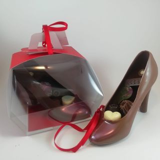 Pantof din ciocolata cu praline