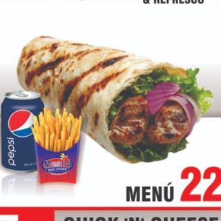 Menú 22. Chicken Kebab Roll 
