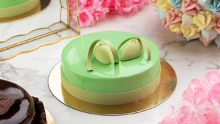 ჟოლო ფისტა ლაიმის ტორტი