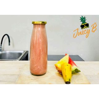Banana, Watermelon and   Pineapple Juice Bottle