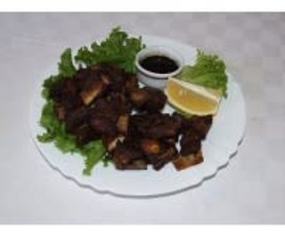 2. Пържени свински ребърца (300г)