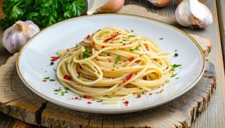 Spaghetti aglio olio peperoncino