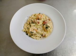 Tagliatelle cu creveţi