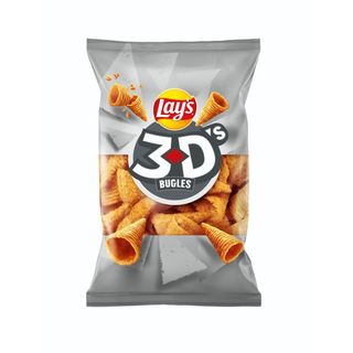 Lays 3Ds Bugles Bacon Queijo 85 gr