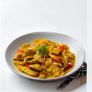 Cerdo Con Curry