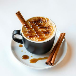 Creme brulee latte